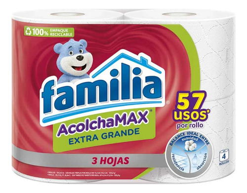 Papel Higiénico Familia Extra Grande X 4