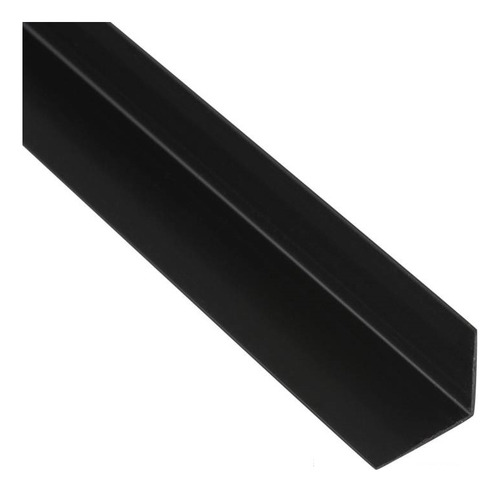 Angulo De Terminación De Pvc 25mm X 25mm Largo 4m Negro Negro