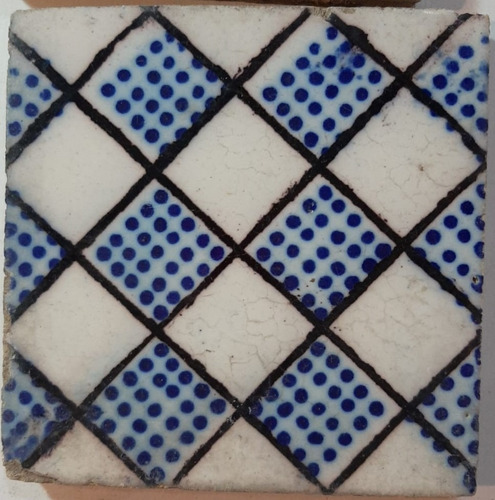 Antiguo Azulejo Pas De Calais 7708