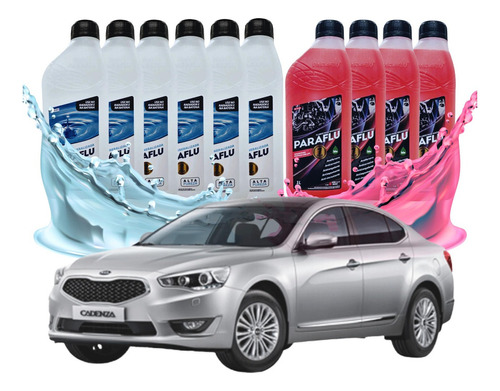 Kit Aditivo Radiador Concentrado Rosa Kia Cadenza 3.5 V6 10l