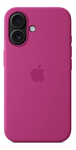 Capa Com Magsafe iPhone 16, Apple, Silicone Fúcsia