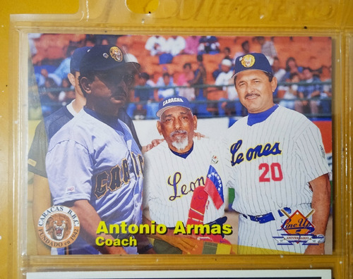 Set 23 Barajitas Beisbol Antonio Armas Leones Del Caracas