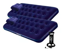Comprar Combo 2 Colchones Inflables 1 Plaza 2 Almohadas Inflador