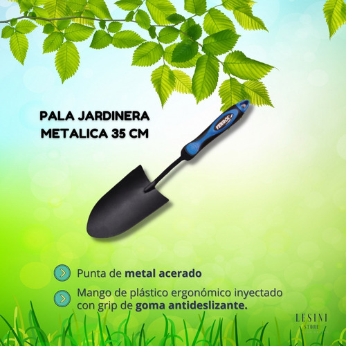 Imagen 3 de 9 de Pala Jardinera Metalica Venrol De 35 Cm