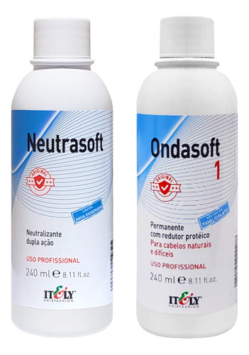 Kit Ondasoft No 1 Cabelos Naturais E Difíceis + Neutrasoft