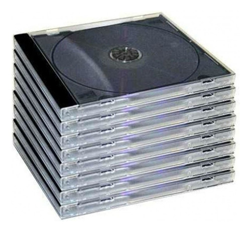 Estuche Estuches Cd Dvd 1 Disco Caja Acrilica X5 + 1 Regalo