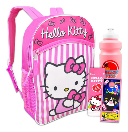 Fast Forward Hello Kitty Mochila Para Niñas - Paquete Con Mo