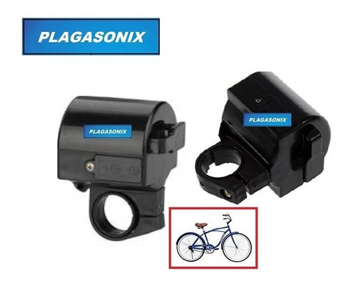 Imagen 5 de 10 de Timbre Electrico A Pilas Para Bicicletas Premium Plagasonix