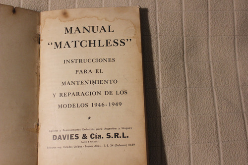 Matchless 350 & 500 1946-49 Manual De Instrucciones (Usado)