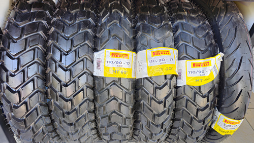 Kit llantas 110/90-17 Y 90/90-19 Pirelli MT60 Honda Bros Xr 150 Nxr