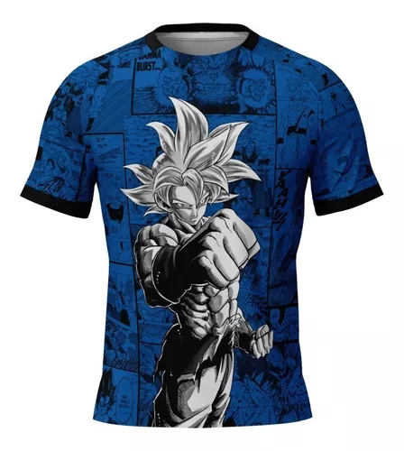 Camiseta Camisa Goku Instinto Superior Completo Dragon Ball