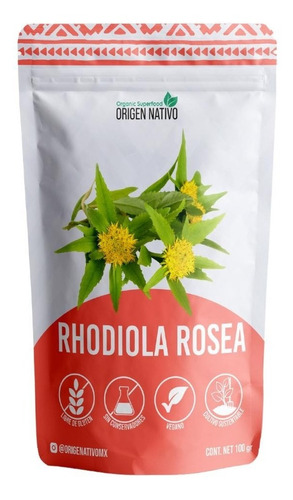 Rodhiola Rosea Organic Vegan En Polvo 100 G
