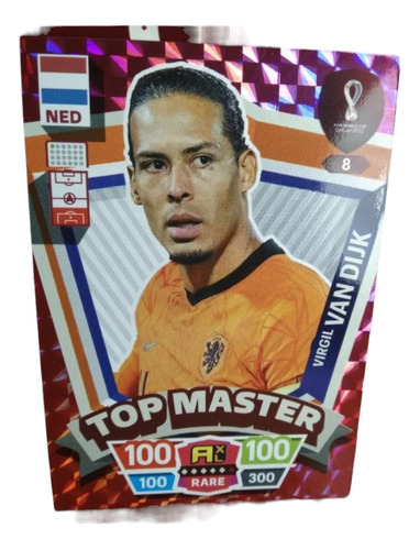 Adrenalyn Qatar 2022 Panini Virgil Van Dijk Top Master