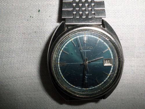 Antiguo Reloj Seiko Automático Funcionando Malla No Orig (Usado)