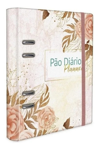 Planner 2022 Pão Diário Capa Rosas Fichário - Adesivos