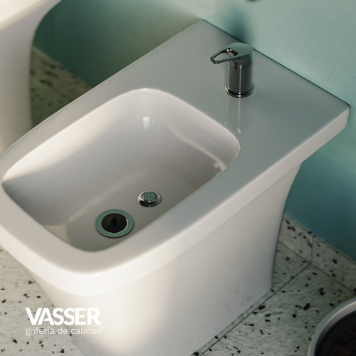 Grifería Para Baño Bidet Monocomando Vasser Iris Cromado