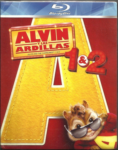 Pack Alvin Y Las Ardillas 1 Y 2 Blu Ray Películas Nuevo