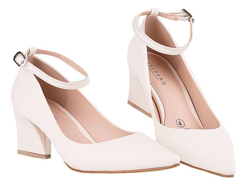 Zapatilla Mujer Tacóncrema Valdano 01404104