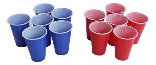 Set De Juego De Cup Pong Beer Fun, 12 Tazas Y 8 Bolas Para L