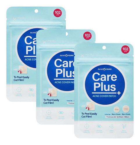 Olive Young Care Plus Spot Patch Paquete De 3 | Parche Corea