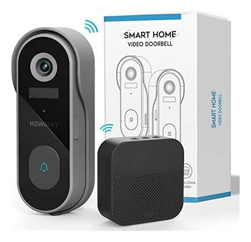 Howiray Timbre Inalámbrico Con Timbre, 2k Fhd Video Doorbell