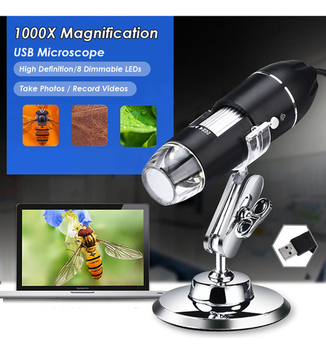 Nuevo Microscopio Digital Usb 1000x Cámara