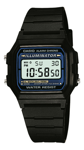 Relógio Casio Digital F-105w-1adf-sc Preto