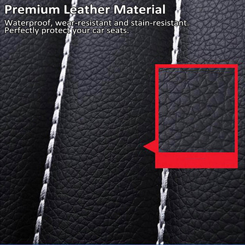 , Fundas Asientos Coche 4 Pzs, Protector Universal Cuero