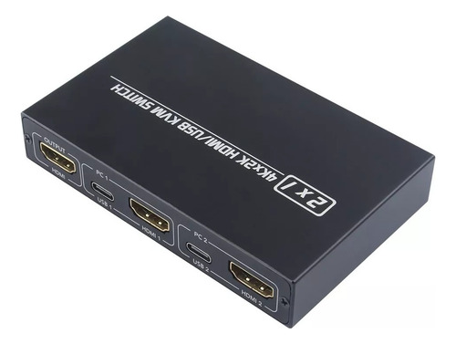 Conmutador Usb Kvm Y Hdmi H Hub Compatible Con 4k