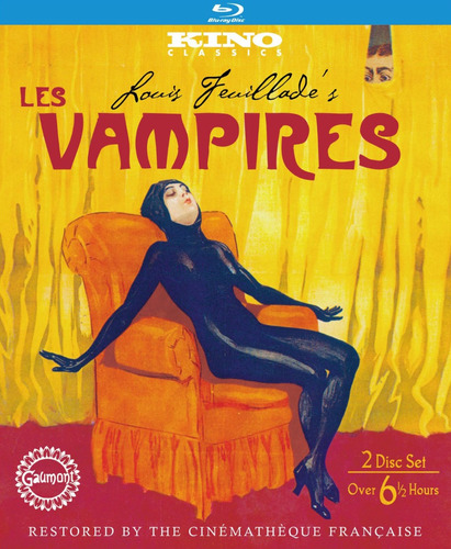 Los Vampiros, Les Vampires, De Louis Feuillade 2 Blu Ray Set