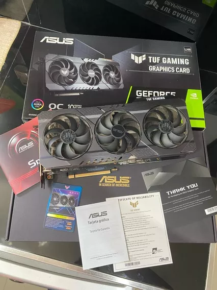 Placa De Video Nvidia Asus Tuf Gaming Geforce Rtx 3080 10gb