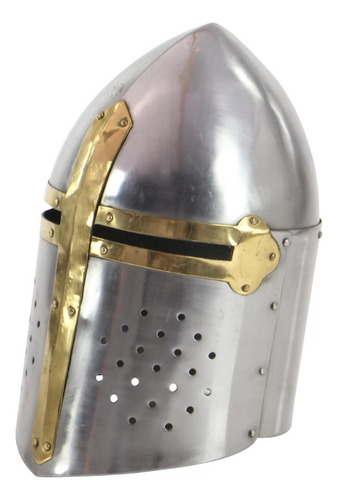 Casco O Yelmo Medieval Cruzado Templario Para Usar