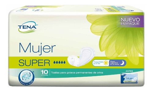 Toallas Tena Mujer Super - Unidad