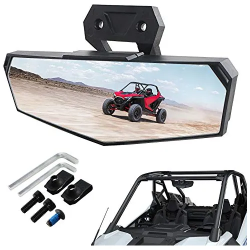 Center Rear View Mirror Fit For 2020 2021 Polaris Rzr P...
