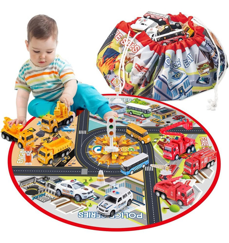 Coches De Juguete Para Niños Pequeños: Juego De 12 Pi...