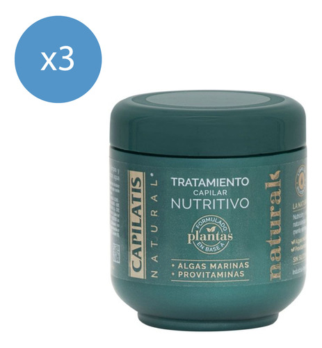 Pack Tratamiento Capilar Capilatis Natural Nutritivo 200 Ml