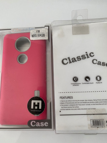 Carcasa Para Motorola Moto E5 Plus Fucsia Classic