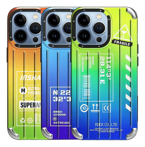 Capinha Para iPhone 14 Pro Max 6.7 Dream Color Rock Space Cor Blue Sky Dream