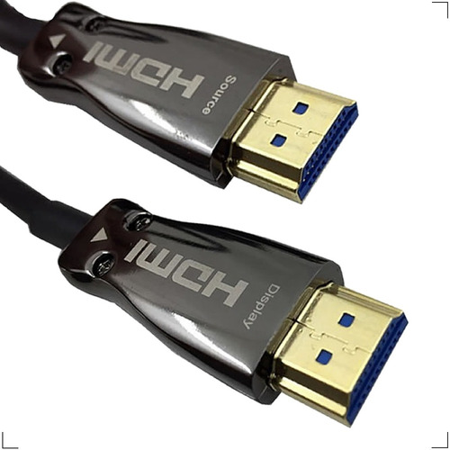 Imagem 2 de 6 de Cabo Hdmi 2.0 Hdr 4k Fibra Óptica 18gbps 40 Metros