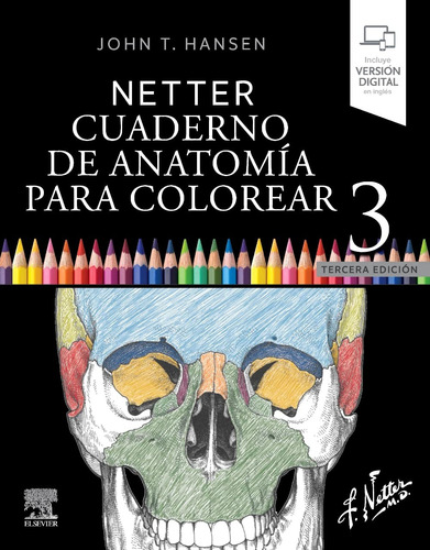 Cuaderno De Anatomía Para Colorear - Netter - 3 Edición