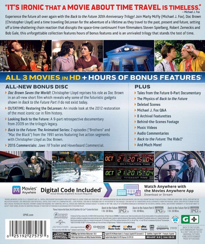 Back To The Future ( Volver Al Futuro) - TrilogĂa En Blu-ray