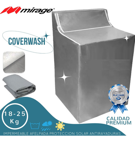 Cubierta Para Lavadora Winia Dwf-dg1b386cbr1 19kg Panel Sup