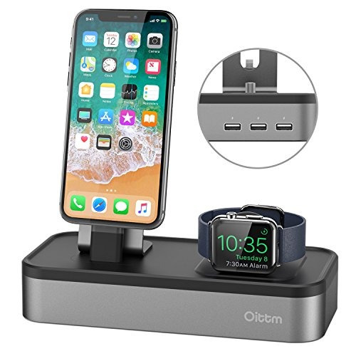 Soporte Recargable Usb De 5 Puertos Para Iwatch Series 3/2/1