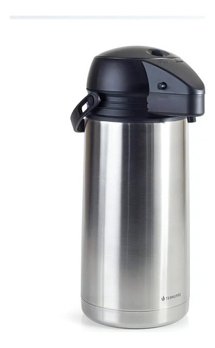 Garrafa Termica Inox Basic Airpot 1,9 Litros - Termopro Cor Preto