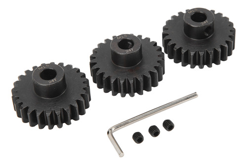 Rc Motor Pinion Gear, 3 Piezas, Juego M1.5 De Acero, 8 Mm, J