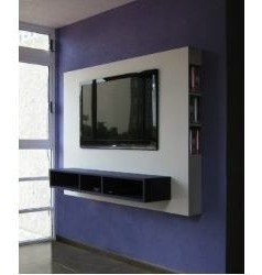 Panel Lcd - Organizador -rack - Mesa De Tv - Lcd - Mod. Blue