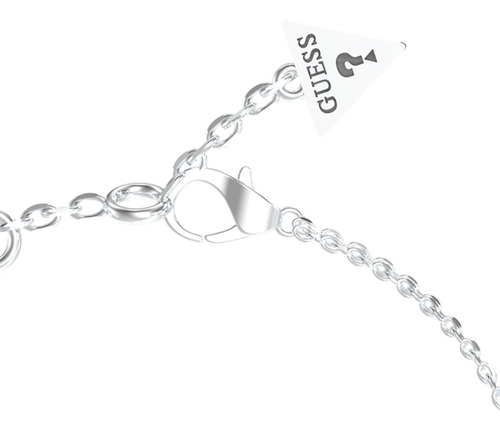 Pulsera Plateado Guess Amore Mujer Diámetro 9 Cm Largo 18 Cm