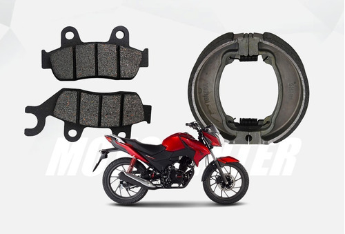 Balatas Freno Delantero Y Trasero Para Honda Cb125 Twister