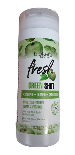 Shampoo Green Shot Biokera Fresh Salerm Cosmetics