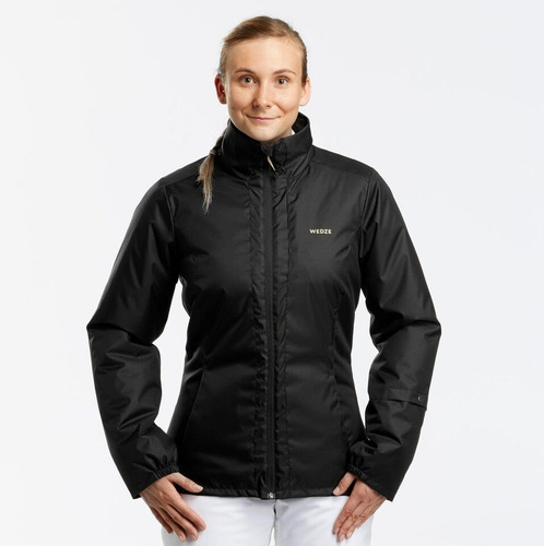 Casaca Trekking Invierno Esqui 100 (-5 °c) Wedze Negro Mujer